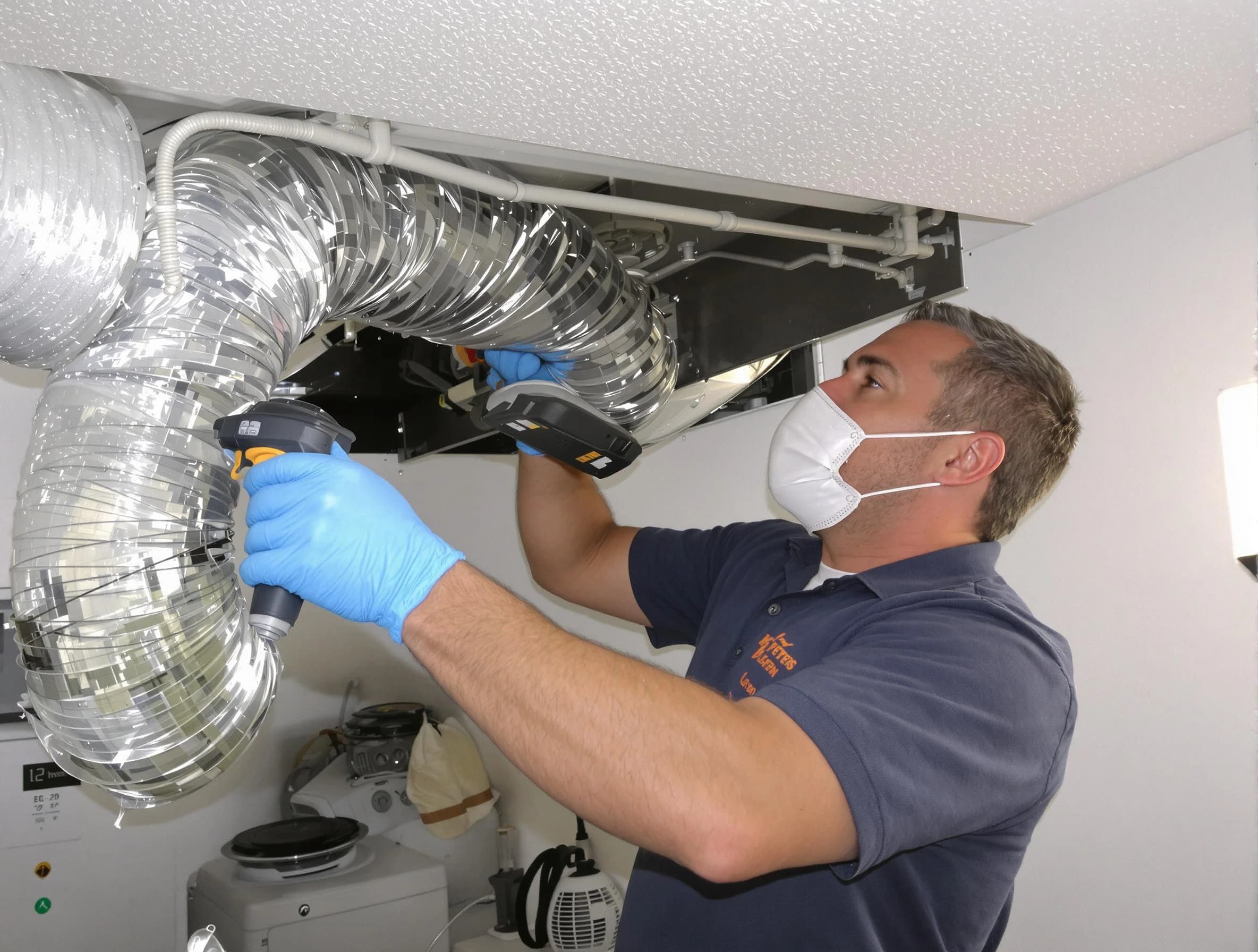 Newport Beach Dryer Vent Cleaning professional performing thorough residential dryer vent cleaning in Newport Beach