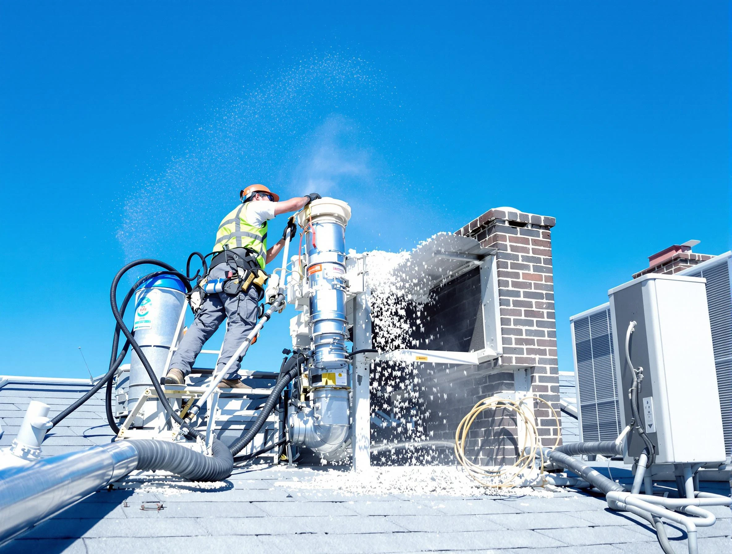 Expert roof dryer vent cleaning by Newport Beach Dryer Vent Cleaning in Newport Beach