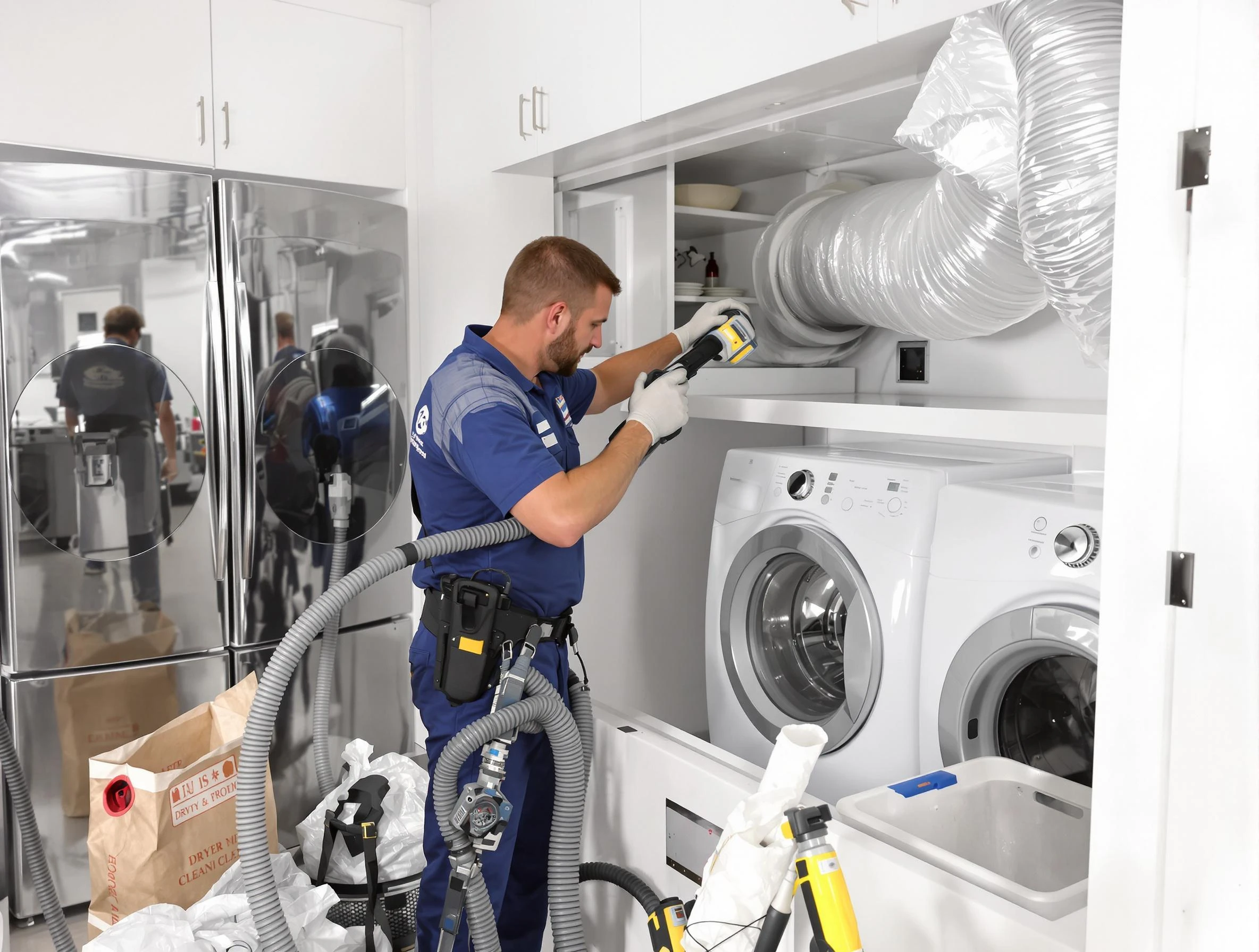 Professional duct cleaning by Newport Beach Dryer Vent Cleaning in Newport Beach