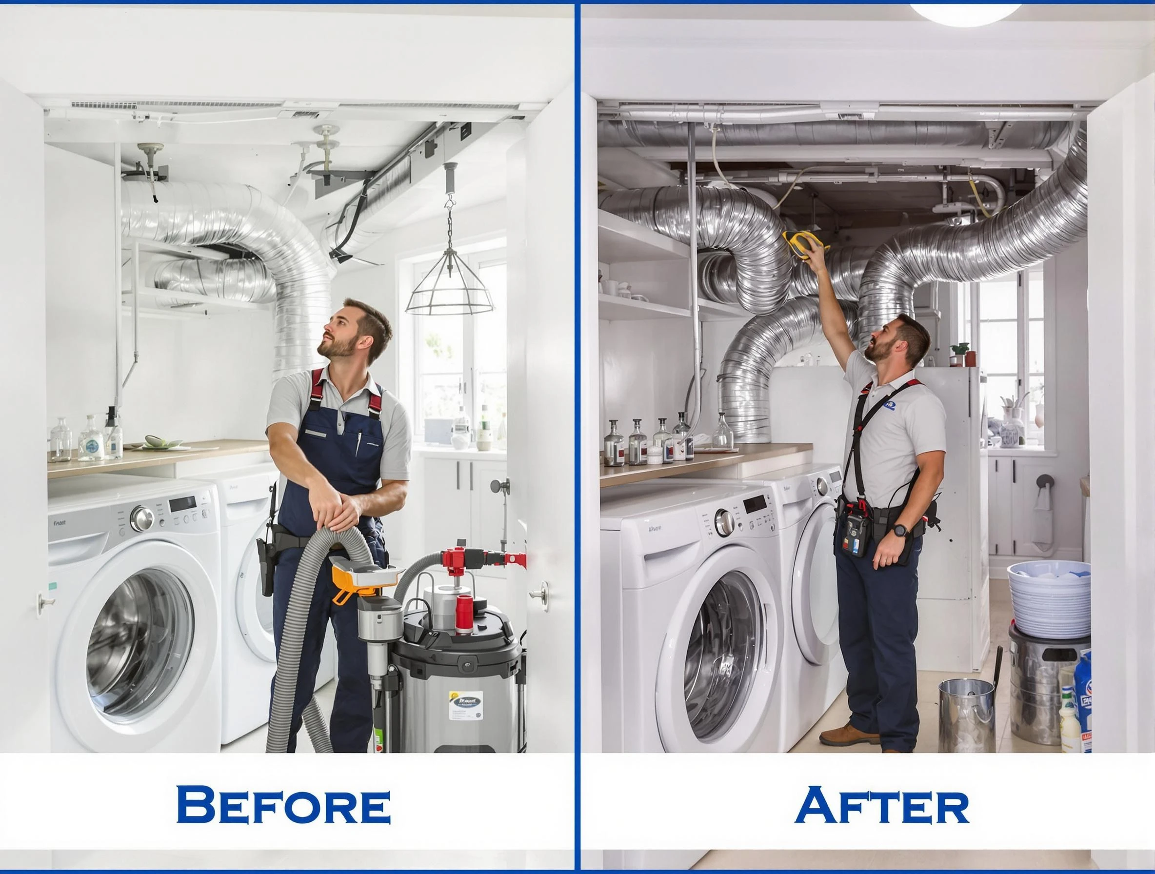 Expert gas dryer vent cleaning by Newport Beach Dryer Vent Cleaning in Newport Beach