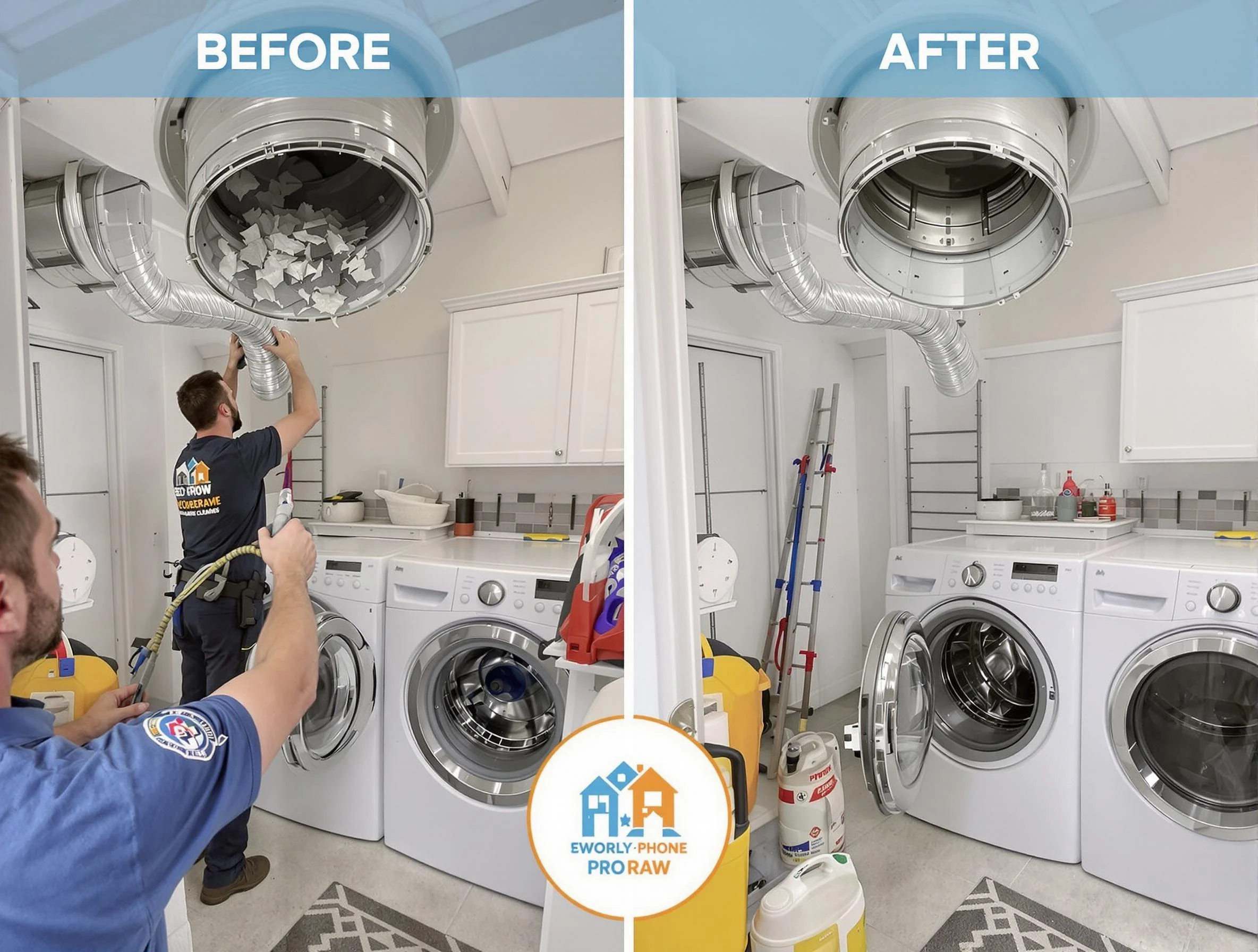 Residential dryer vent cleaning by Newport Beach Dryer Vent Cleaning in Newport Beach